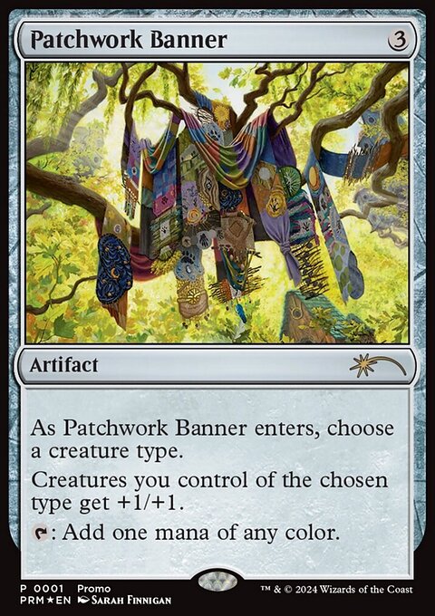 Patchwork Banner, Media and Collaboration Promos #2024-7, Magic: The Gathering card