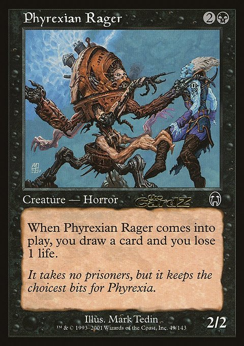 Phyrexian Rager, Media and Collaboration Promos #2000-5, Magic: The Gathering card