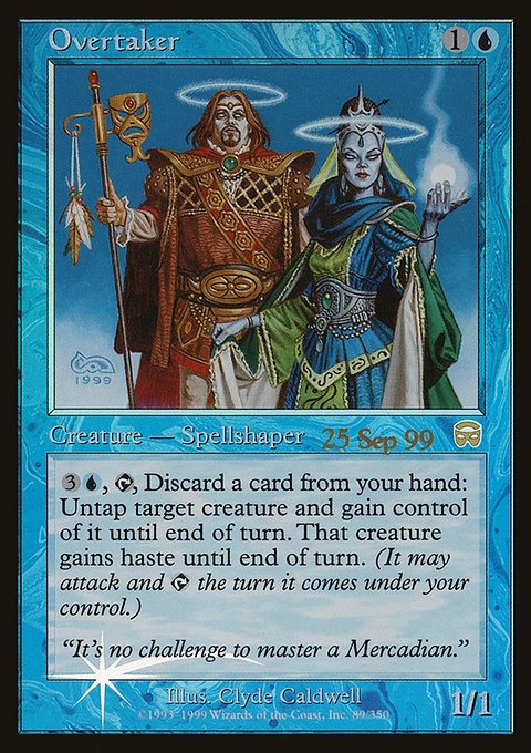 Overtaker, Mercadian Masques Promos #89, Magic: The Gathering card