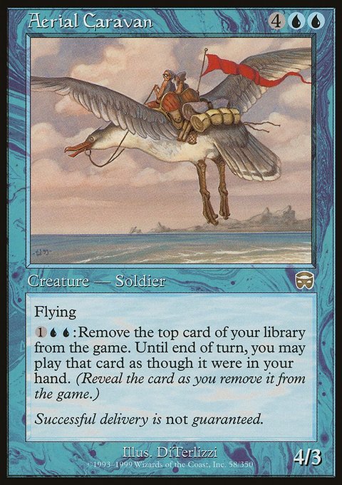 Aerial Caravan, Mercadian Masques #58, Magic: The Gathering card