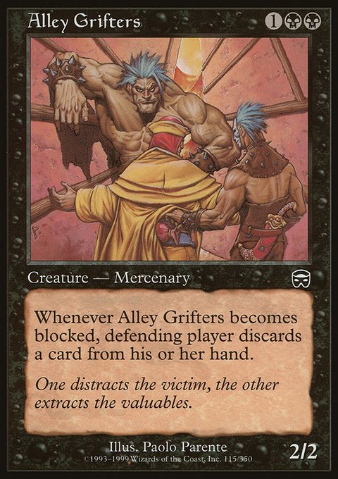 Alley Grifters, Mercadian Masques #115, Magic: The Gathering card