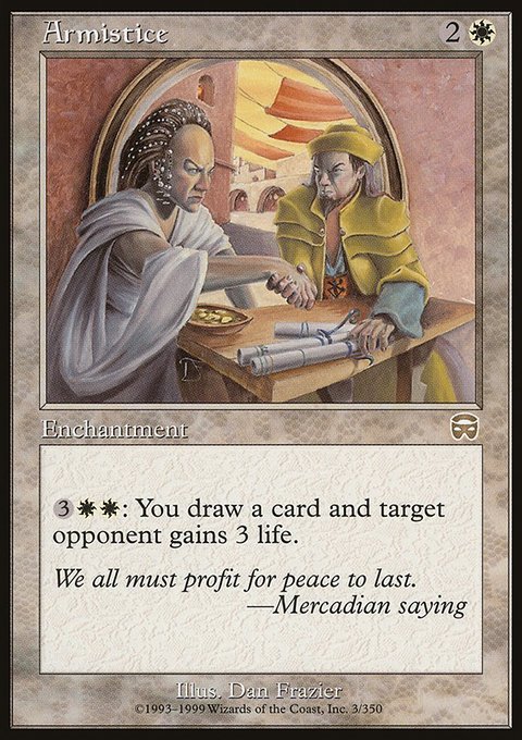 Armistice, Mercadian Masques #3, Magic: The Gathering card