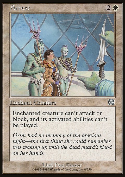 Arrest, Mercadian Masques #4, Magic: The Gathering card
