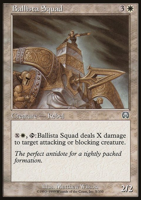Ballista Squad, Mercadian Masques #5, Magic: The Gathering card
