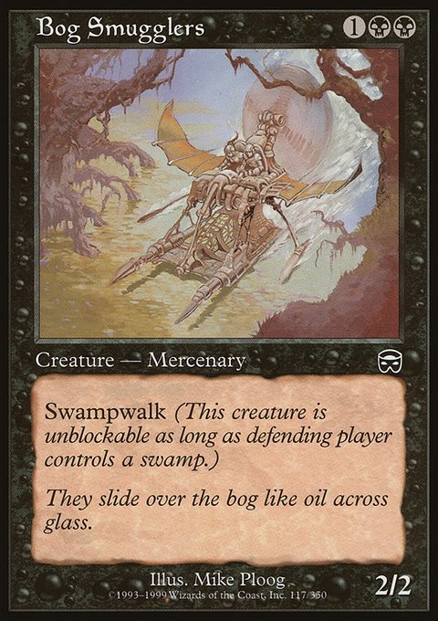 Bog Smugglers, Mercadian Masques #117, Magic: The Gathering card
