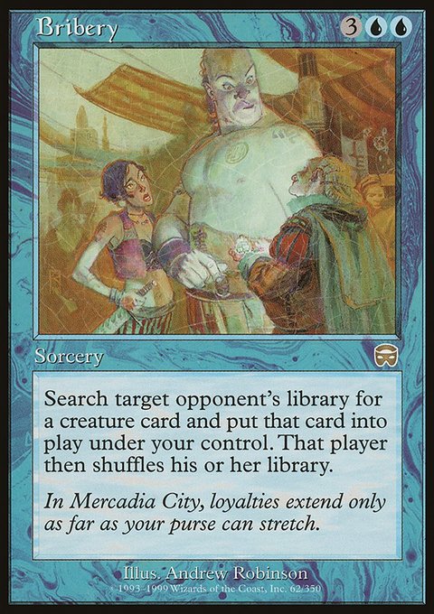 Bribery, Mercadian Masques #62, Magic: The Gathering card