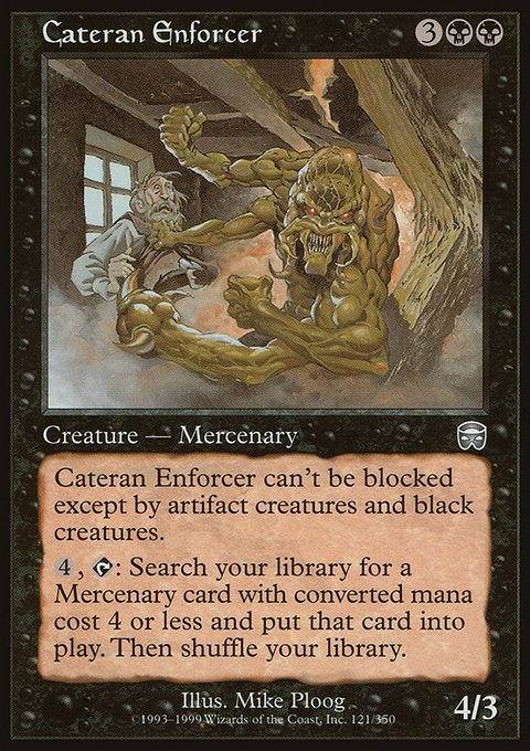 Cateran Enforcer, Mercadian Masques #121, Magic: The Gathering card