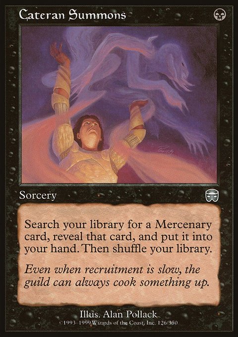 Cateran Summons, Mercadian Masques #126, Magic: The Gathering card
