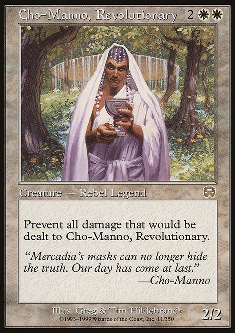 Cho-Manno, Revolutionary, Mercadian Masques #11, Magic: The Gathering card