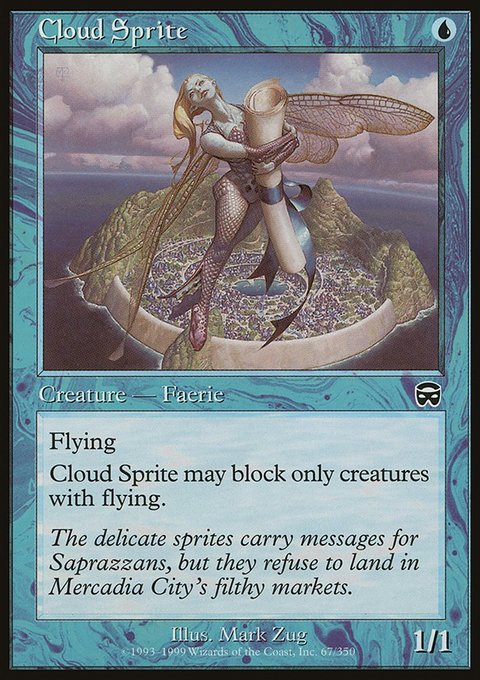 Cloud Sprite, Mercadian Masques #67, Magic: The Gathering card