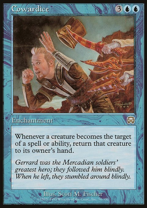 Cowardice, Mercadian Masques #70, Magic: The Gathering card