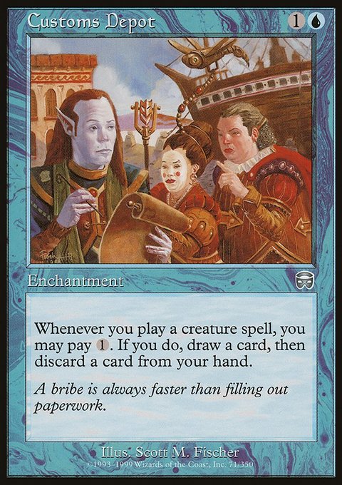 Customs Depot, Mercadian Masques #71, Magic: The Gathering card