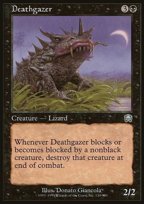 Deathgazer, Mercadian Masques #130, Magic: The Gathering card