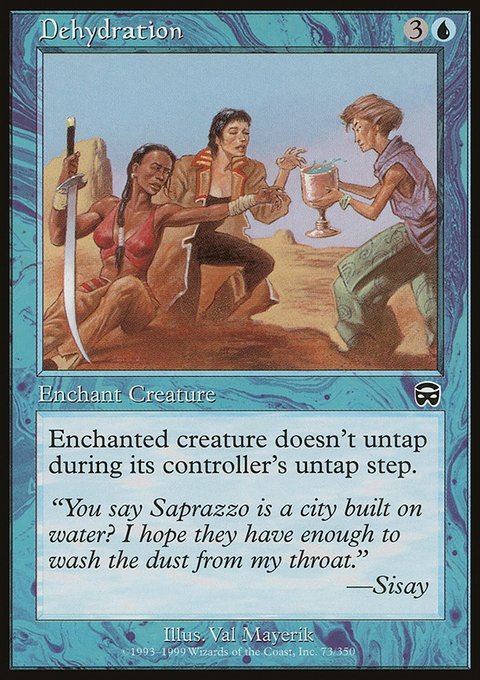 Dehydration, Mercadian Masques #73, Magic: The Gathering card