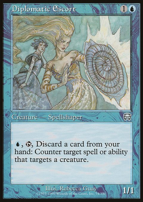 Diplomatic Escort, Mercadian Masques #74, Magic: The Gathering card