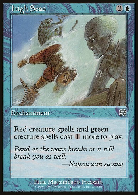High Seas, Mercadian Masques #83, Magic: The Gathering card