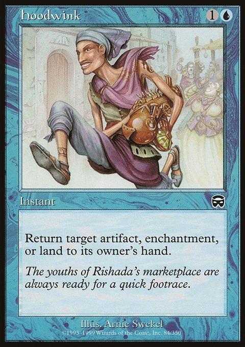 Hoodwink, Mercadian Masques #84, Magic: The Gathering card