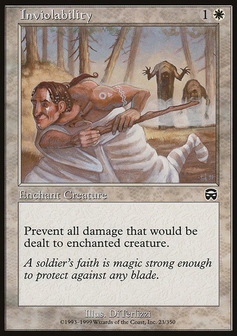 Inviolability, Mercadian Masques #23, Magic: The Gathering card