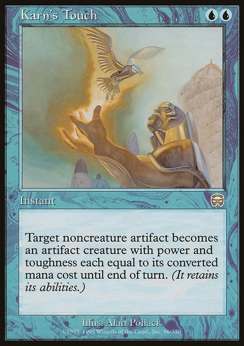 Karn's Touch, Mercadian Masques #86, Magic: The Gathering card