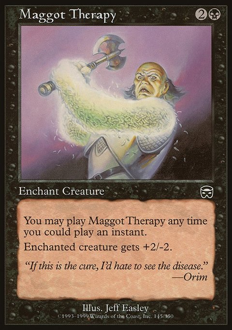 Maggot Therapy, Mercadian Masques #145, Magic: The Gathering card