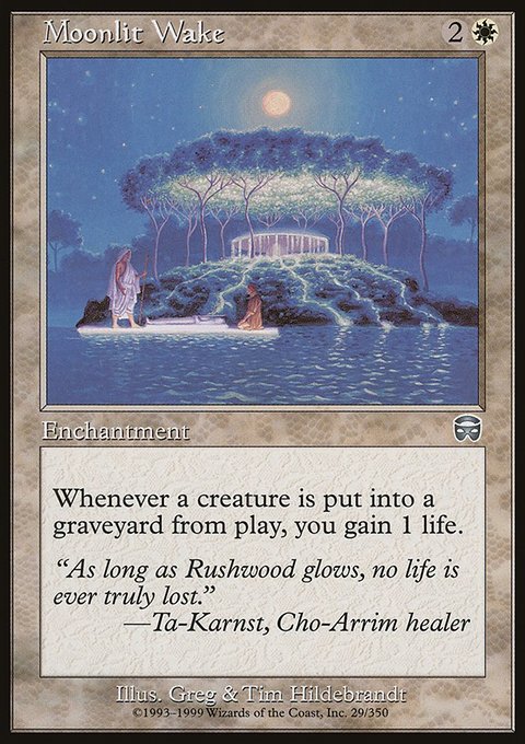 Moonlit Wake, Mercadian Masques #29, Magic: The Gathering card
