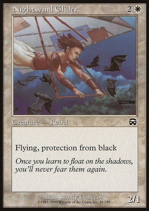 Nightwind Glider, Mercadian Masques #31, Magic: The Gathering card