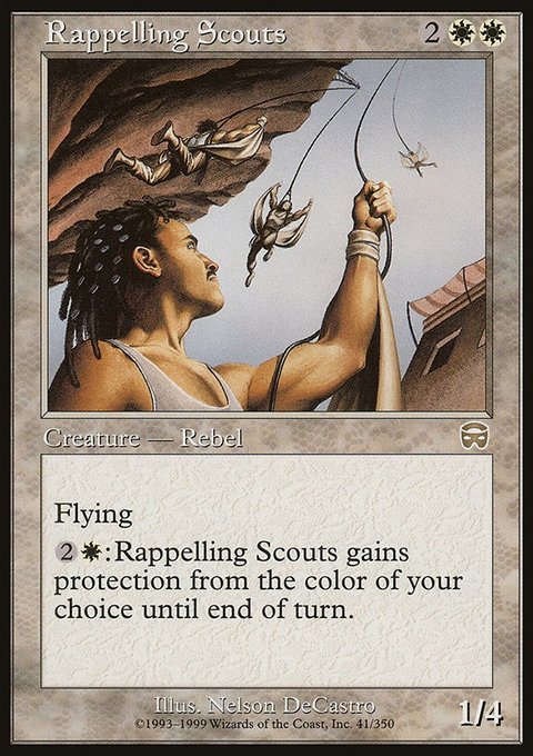 Rappelling Scouts, Mercadian Masques #41, Magic: The Gathering card