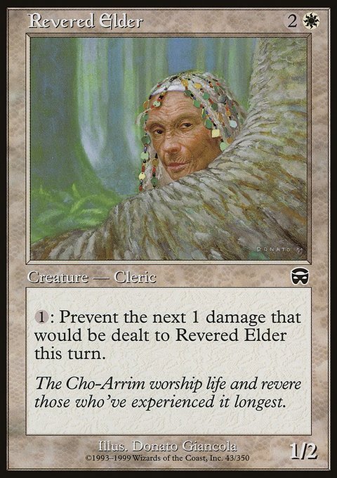 Revered Elder, Mercadian Masques #43, Magic: The Gathering card