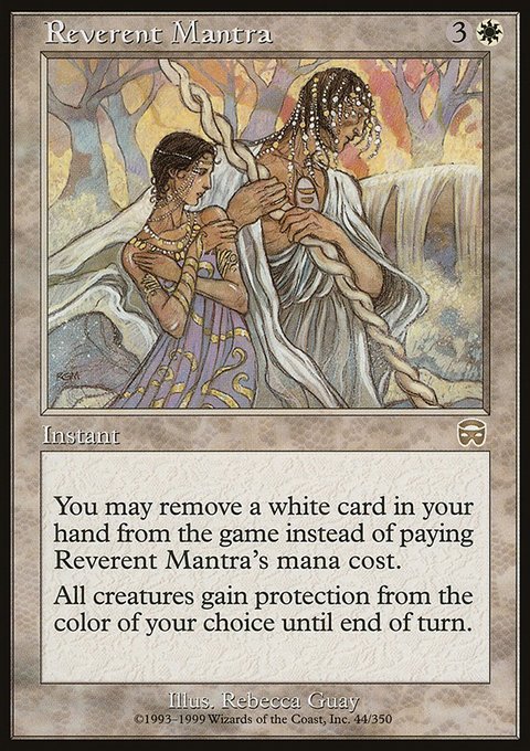 Reverent Mantra, Mercadian Masques #44, Magic: The Gathering card