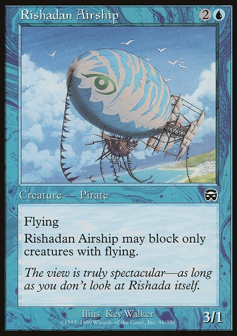 Rishadan Airship, Mercadian Masques #91, Magic: The Gathering card