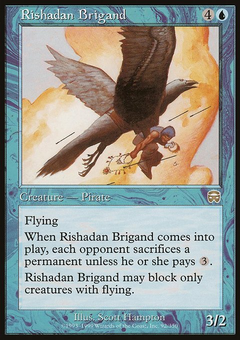 Rishadan Brigand, Mercadian Masques #92, Magic: The Gathering card