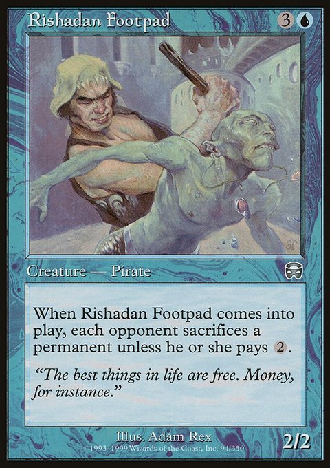 Rishadan Footpad, Mercadian Masques #94, Magic: The Gathering card