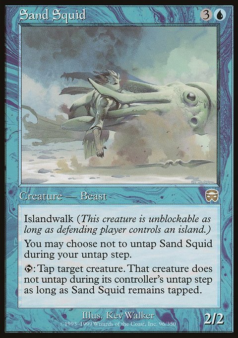 Sand Squid, Mercadian Masques #96, Magic: The Gathering card