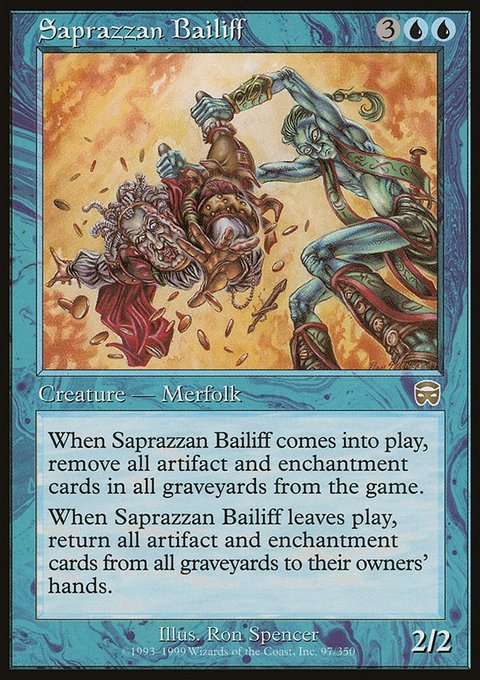 Saprazzan Bailiff, Mercadian Masques #97, Magic: The Gathering card