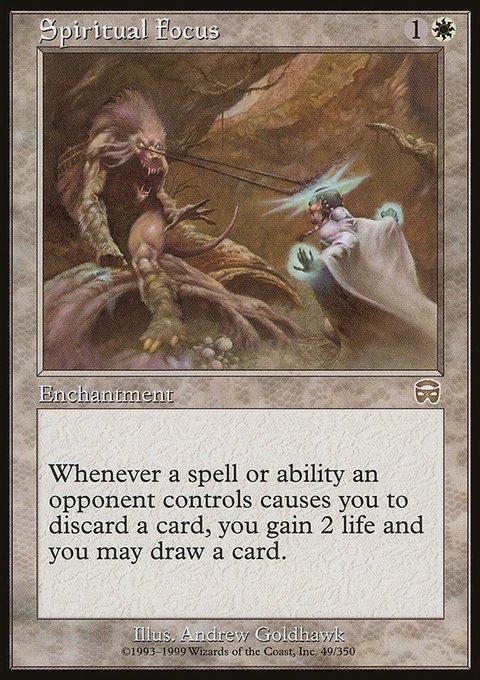Spiritual Focus, Mercadian Masques #49, Magic: The Gathering card