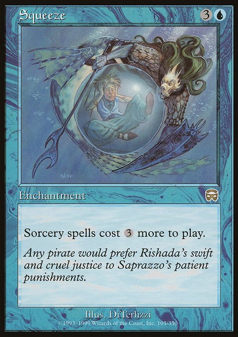 Squeeze, Mercadian Masques #105, Magic: The Gathering card