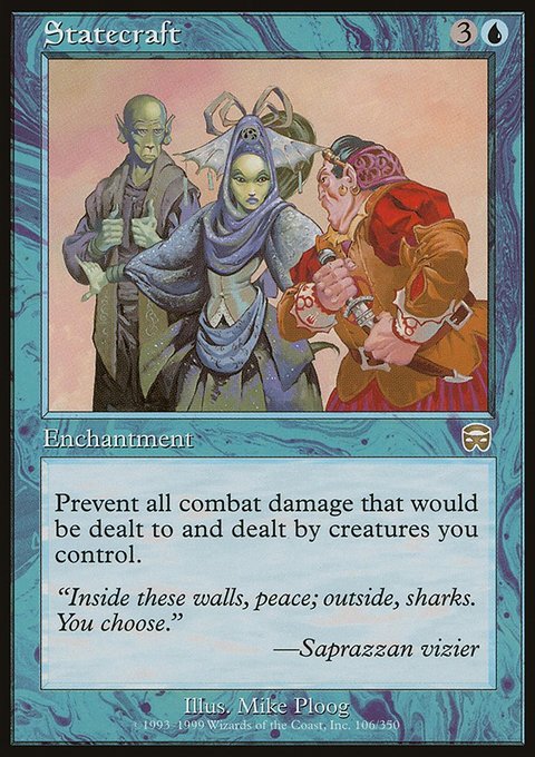 Statecraft, Mercadian Masques #106, Magic: The Gathering card
