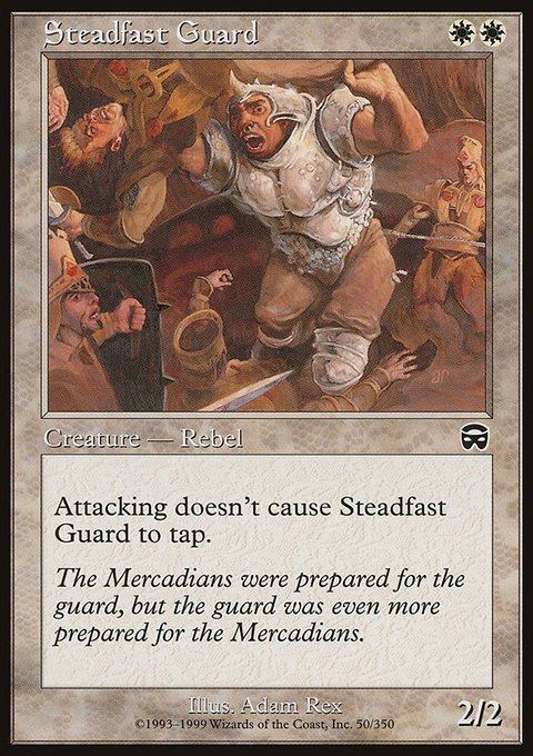 Steadfast Guard, Mercadian Masques #50, Magic: The Gathering card