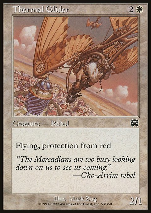 Thermal Glider, Mercadian Masques #53, Magic: The Gathering card