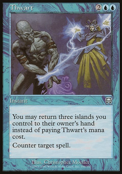 Thwart, Mercadian Masques #108, Magic: The Gathering card