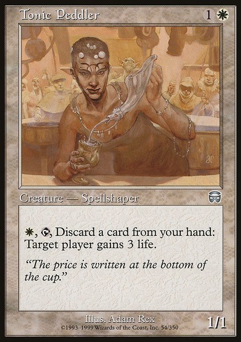 Tonic Peddler, Mercadian Masques #54, Magic: The Gathering card