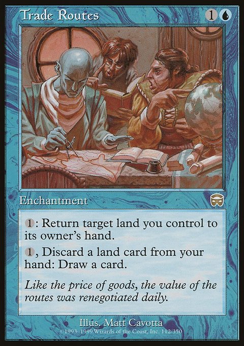 Trade Routes, Mercadian Masques #112, Magic: The Gathering card