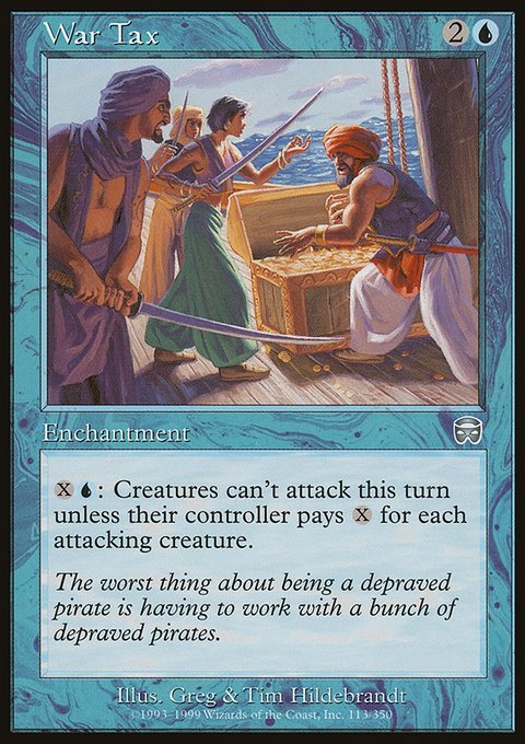 War Tax, Mercadian Masques #113, Magic: The Gathering card
