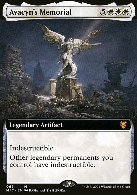 Avacyn's Memorial, Midnight Hunt Commander #69, Magic: The Gathering card