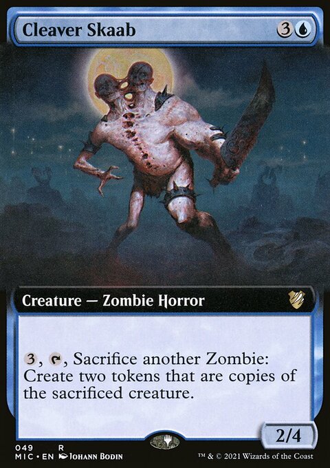 Cleaver Skaab, Midnight Hunt Commander #49, Magic: The Gathering card