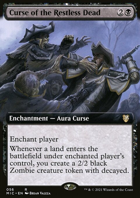 Curse of the Restless Dead, Midnight Hunt Commander #56, Magic: The Gathering card