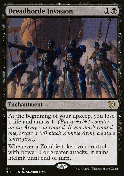 Dreadhorde Invasion, Midnight Hunt Commander #114, Magic: The Gathering card