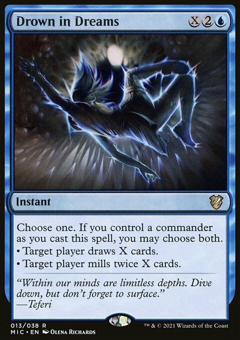 Drown in Dreams, Midnight Hunt Commander #13, Magic: The Gathering card