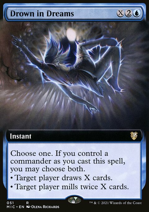 Drown in Dreams, Midnight Hunt Commander #51, Magic: The Gathering card