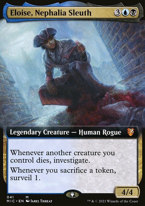 Eloise, Nephalia Sleuth, Midnight Hunt Commander #41, Magic: The Gathering card
